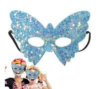 Supatmul Masque Pour Bal Masqué,Costume -long Papillon Brillant | Cache Visage Pour Mascarade - Pour Tenue Halloween Fête Carnaval Noël Croisière Cosplay Clubs Nocturnes Festival