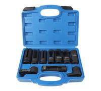 SUPAWAY Lot de 10 clés à douille pour sonde lambda - Avec écrou de sonde lambda de 22 mm et 27-29 mm et clé à vis pour capteur d'oxygène de 7/8" - Outil de sonde lambda (10 pièces)