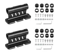 SUPAWAY Lot de 2 Supports de Fourche en Alliage d'aluminium - Porte-vélo pour Voiture Compatible avec Montage Rapide et axe traversant pour Voyages et Transport extérieur (Ø5/12/15x100mm, Ø15x110mm)