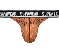 Supawear sous-vêtement Hommes POW Thong Grizzly Bear - Marron - 1 x Taille L