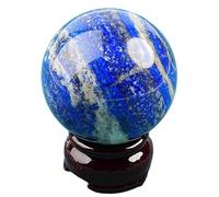 SUPBEI Boule de Lapis Lazuli Naturel Sphère de Cristal de Pierre de Chakra Poli pour Les Cadeaux de guérison des Cristaux Reiki Wiccan,Diameter 60mm