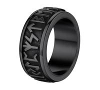Supcare Bagues anti-stress pour Hommes Rotative Anti-stress Celtique 62 Anneau Rune Bague Viking Homme Nordique Acier Enfant Garcon Amulette pour le Pouce Index Annulaire Bague Tournante Inoxydable