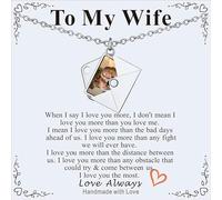 Supcare Collier Photo Personnalisé dédié à la Femmee, Collier Bréloque Femme de 55 CM, Personnalisable avec Photo + Gravure Laser, Design d'ouverture en forme d'Enveloppe, avec Boîte à bijoux