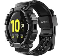 SUPCASE Coque Galaxy Watch Active 2 44mm, Coque Bracelet de Remplacement Protection Robuste avec Bande de Sangle [Unicorn Beetle Pro] pour Galaxy Watch Active 2 (Noir)