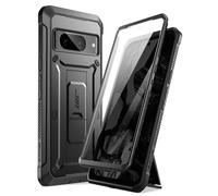 Supcase Coque Intégrale pour Google Pixel 8a Antichoc avec Béquille Support Noir
