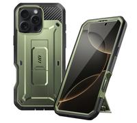 Supcase Coque Intégrale pour iPhone 16 Pro Antichoc Béquille Support Vert