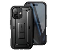 Supcase Coque iPhone 17 (2025) UB Pro – Intégrale robuste, Béquille, Bouton commande de caméra, Noir