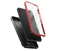 SUPCASE Unicorn Beetle Pro Coque pour Samsung Galaxy S24 5G (2024), Cadre Avant supplémentaire, Double Couche Robuste, Clip Ceinture et béquille avec Protecteur d'écran intégré (Ruddy)
