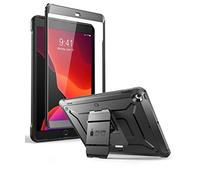 SUPCASE Coque iPad 10,2 Pouces 2021/2020/2019, avec Protecteur d'Ecran + Support Béquille [Unicorn Beetle Pro] Protection Robuste Intégrale pour iPad 9/ 8/ 7 (Noir)