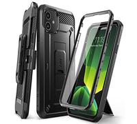 SUPCASE Coque iPhone 11, Coque Intégrale de Protection Robuste Anti-Choc avec Protecteur d'écran Intégré et Clip de Ceinture [Unicorn Beetle Pro] pour iPhone 11 6.1 Pouces 2019 (Noir)