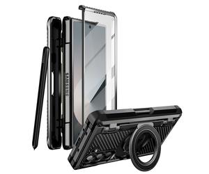Supcase Coque MagSafe pour Samsung Galaxy Z Fold 6 Antichoc Béquille Support Noir