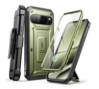 SUPCASE Coque pour Google Pixel 10/10 Pro avec Protecteur d’Ecran Intégré (UBPro) [Support Repliable & Clip Ceinture] [Qualité Militaire] Intégrale Robuste Protection pour Pixel 10 Pro 2025 (Vert)