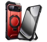 Coque Renforcée pour Pixel 10 Pro XL Série Unicorn Beetle Grip avec Béquille Supcase Noir / Rouge