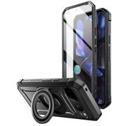 Coque MagSafe pour Google Pixel 9 et 9 Pro Antichoc Béquille Support Noir
