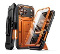 SUPCASE Coque pour iPhone 17 Pro 2025 avec Bouton Commande de Caméra [Béquille Intégrée & Protection d'Ecran] [Protection Militaire] (UB Pro) Coque Intégrale Robuste pour iPhone 17 Pro, Corail
