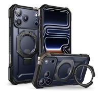 SUPCASE Coque pour iPhone 17 Pro Max avec Support Métal Réglable [MagSafe Compatible] [Protection Antichute Qualité Militaire] (UB Grip) Coque Magnétique Robuste pour iPhone 17 Pro Max, Noir