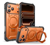 SUPCASE Coque pour iPhone 17 Pro Max avec Support Métal Réglable [MagSafe Compatible] [Protection Antichute Qualité Militaire] (UB Grip) Coque Magnétique Robuste pour iPhone 17 Pro Max, Corail
