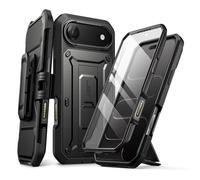 SUPCASE Coque pour iPhone Air 2025 avec Bouton Commande de Caméra [Béquille Intégrée & Protection d'Ecran] [Protection Qualité Militaire] (UB Pro) Coque Intégrale Robuste pour iPhone Air, Noir