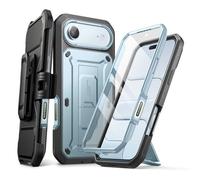 SUPCASE Coque pour iPhone Air 2025 avec Bouton Commande de Caméra [Béquille Intégrée & Protection d'Ecran] [Protection Qualité Militaire] (UB Pro) Coque Intégrale Robuste pour iPhone Air, Bleu