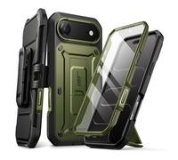 SUPCASE Coque pour iPhone Air 2025 avec Bouton Commande de Caméra [Béquille Intégrée & Protection d'Ecran] [Protection Qualité Militaire] (UB Pro) Coque Intégrale Robuste pour iPhone Air, Vert