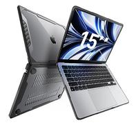 SUPCASE Coque pour MacBook Air 15 Pouces (2026/2025/2024/2023) M5/ M4/ M3/ M2 Protection Rigide Double-Couches Étui Fine [Qualité Militaire] Antichoc Anti-Rayure pour MacBook Air 15", Noir