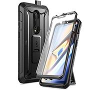SUPCASE Coque pour OnePlus 7 Pro avec Protecteur d'écran Intégré [Support Anneau Repliable] [Unicorn Beetle Pro] [Protection Robuste Qualité Militaire] Antichoc Intégrale pour OnePlus 7 Pro, Noir