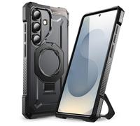 SUPCASE Coque pour Samsung Galaxy S25 avec Support Anneau Pliable (UB Grip) [MagSafe Compatible] [Adapté au S Pen] [Protection Militaire] Coque Magnétique Robuste pour Samsung S25 (Noir)