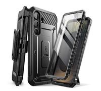 SUPCASE Coque pour Samsung Galaxy S25 FE avec Protecteur d'écran Intégré [Béquille & Clip Ceinture] [UB Pro] [Protection Qualité Militaire] Robuste Intégrale Coque pour Samsung S25 FE, Noir