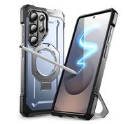 SUPCASE Coque pour Samsung Galaxy S25 Ultra avec Support Anneau Pliable (UB Grip) [MagSafe Compatible] [Adapté au S Pen] [Protection Militaire] Coque Magnétique Robuste pour S25 Ultra (Bleu)