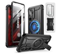 SUPCASE Coque pour Samsung Galaxy S26 avec Support (UB Pro Mag), [2 Cadres Avant] [Compatible avec Charge sans Fil] [Protecteur d’Ecran Intégré & Clip Ceinture] Boîtier pour S26, Noir