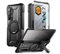 SUPCASE Coque pour Samsung Galaxy Z Fold 7 avec Béquille (UB Grip) [MagSafe Compatible] [Protecteur d'Ecran Verre Trempé Intégrée] [Protection Charnière] Qualité Militaire Coque pour Z Fold 7, Noir