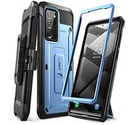 SUPCASE Coque Samsung Galaxy Note 20 Ultra, Protection Robuste Bumper Antichoc avec Béquille et Clip Ceinture SANS Protecteur d'écran [Unicorn Beetle Pro] pour Galaxy Note 20 Ultra 2020 (Bleu)