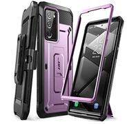 SUPCASE Coque Samsung Galaxy Note 20 Ultra, Protection Robuste Bumper Antichoc avec Béquille et Clip Ceinture SANS Protecteur d'écran [Unicorn Beetle Pro] pour Galaxy Note 20 Ultra 2020 (Violet)