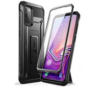 SUPCASE Coque Samsung Galaxy S20, Coque Antichoc Intégrale Protection Robuste avec Protecteur d'écran Intégré, Béquille, Clip Ceinture [Unicorn Beetle Pro] pour Samsung S20 5G 2020 (Noir) - 6.2 pouces