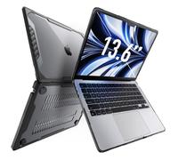 SUPCASE Coque transparente grise pour MacBook Air 13 6"" (A2681 M2) - Pare-chocs anti-choc