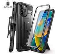 SUPCASE Coque UB Pro robuste intégrale avec protection d'écran intégrée et béquille pour iPhone 14 Pro Max 6,7 pouces (2022) Mauve