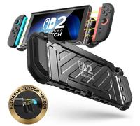 Supcase For Nintendo Switch 2 Case (2025) Dockable Ub Pro Housse De Protection De Qualité Militaire Accessoires Pour Nintendo Switch 2--Noir