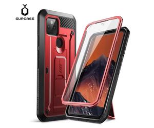 SUPCASE pour Google Pixel 5 (2020) UB Pro - Étui robuste intégral avec protection intégrée pour l'écran Blue