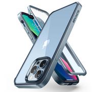 SUPCASE UB Edge Pro Series Coque pour iPhone 13 Pro (version 2021) 6,1 pouces avec cadre fin transparent avec protection d'cran intgre (Cerule