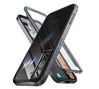 SUPCASE UB Edge Pro Series Coque pour Samsung Galaxy S22+ Plus 5g (Version 2022), Coque de Protection Fine Transparente avec Protecteur d'écran intégré pour Galaxy S22+ Plus (Noir)