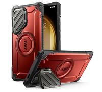 Coque MagSafe pour Samsung Galaxy S24 Ultra Antichoc Cache Caméra Supcase Rouge