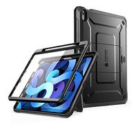 SupCase Unicorn Beetle Pro Coque de Protection pour iPad Air 5/4 (2022/2020) 10,9" avec Support pour Stylo et Film de Protection d'écran intégré Noir