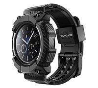SUPCASE Unicorn Beetle Pro Coque de protection robuste avec bandes de sangle pour Galaxy Watch 3 45 mm version 2020, noir