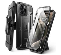 SUPCASE Unicorn Beetle Pro Coque pour iPhone 15 Pro Max avec Support, Protection d'écran intégrée et Clip Ceinture, Protection de qualité Militaire, Coque intégrale Robuste pour iPhone 15 Pro Max,