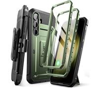 SUPCASE Unicorn Beetle Pro Coque pour Samsung Galaxy S24 5G (2024), Cadre Avant supplémentaire, Double Couche Robuste, Clip Ceinture et béquille avec Protecteur d'écran intégré (Guldan)