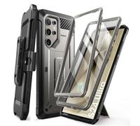 SUPCASE Unicorn Beetle Pro Coque pour Samsung Galaxy S24 Ultra avec Support, [2 Cadres Avant] Coque intégrale Antichoc à 360° avec Clip Ceinture et béquille et Protecteur d'écran pour S24 Ultra,