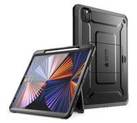 SUPCASE Étui pour iPad Pro 11" (2022/2021/2020) - Coque de Protection Antichoc à 360° - Support Apple Pencil - avec Film de Protection d'écran et Support - Noir