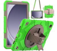 SUPE - Coque pour Samsung Galaxy Tab A9 Plus 11(SM-X210 / SM-X215) Robuste et résistante aux Chocs Coque Amusante pour Enfants, garçons et Filles avec Support Rotatif à 3