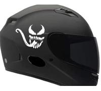 SUPE Predator Venom Autocollant pour casque, env. 10 cm, tuning, course, course, en film de haute performance, autocollant pour voiture, tuning, course