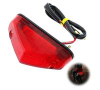 Supecesorio Feu arrière de frein de moto, Feu Stop Moto Universel, 12 LED Moto Feu Arrière Signal Lumière de Freinage Stop, 12V Lumière de Freinage de Moto pour Motos VTT Quads VTT, Haute luminosité